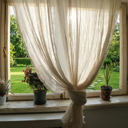 Perdele din pânză topită, latimi personalizabile