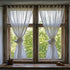 Cotton fusible web curtain
