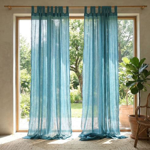 Cotton fusible web curtain