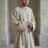 Unisex tunic made of linen and cotton gauze