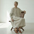 Women's dress with pockets made of soft pre-washed linen fabric. Women's linen tunic.
